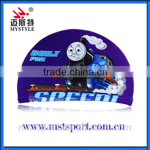 2015 High quality lycra swim cap