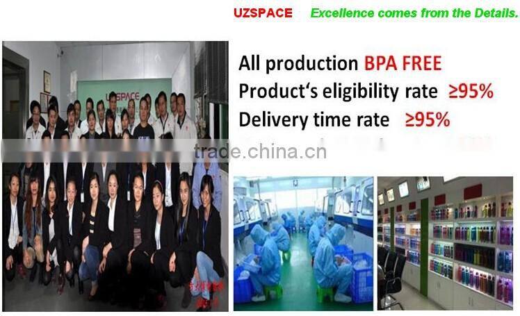 350ml baby plastic water bottle custom logo with straw