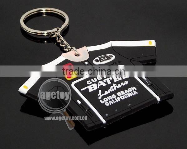 Rubber T-shirt Keychain