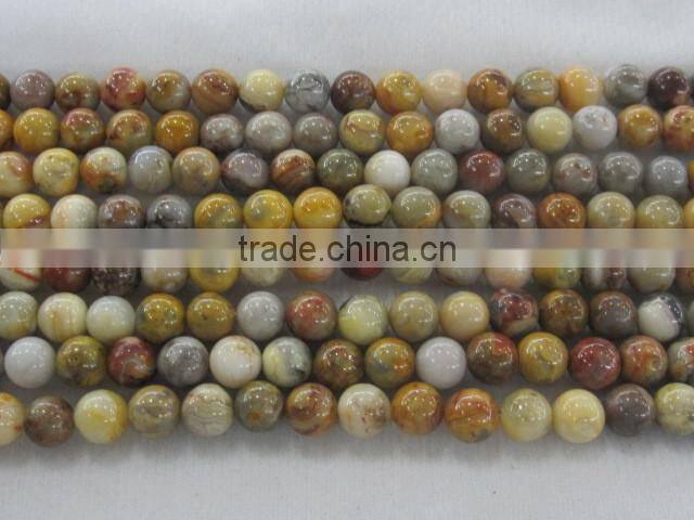 natural B grade Argentina Rhodochrosite round beads in loose gemstone