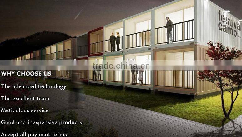 Sandwich Panel steel structure Container house/sandwich panel house 20FT container house container living homes