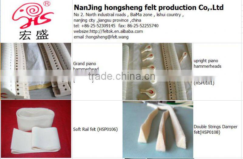 china factory supply piano keyboard felt
