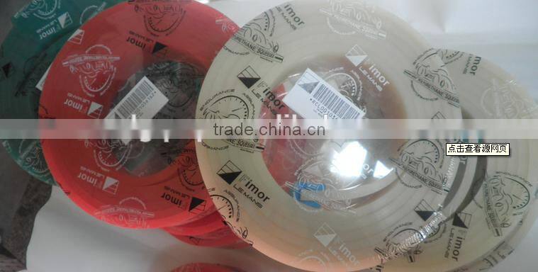 Screen printing squeeee with wooden handle