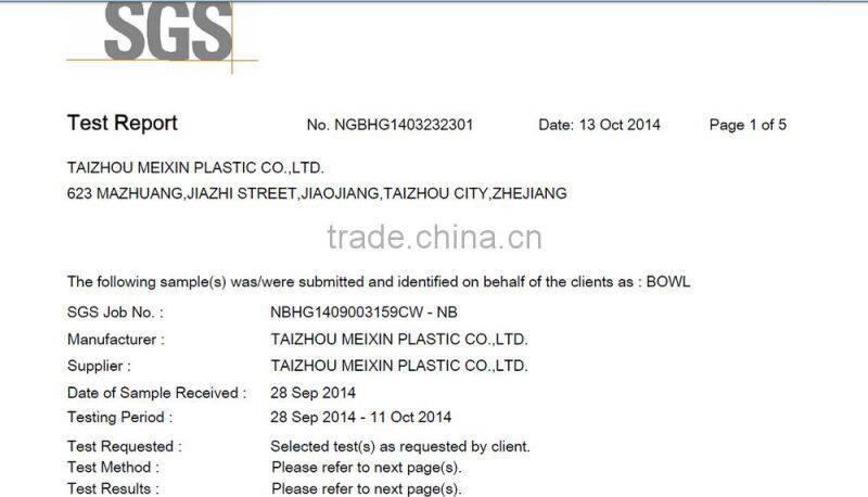 bio-degradable rectangle salad bowls