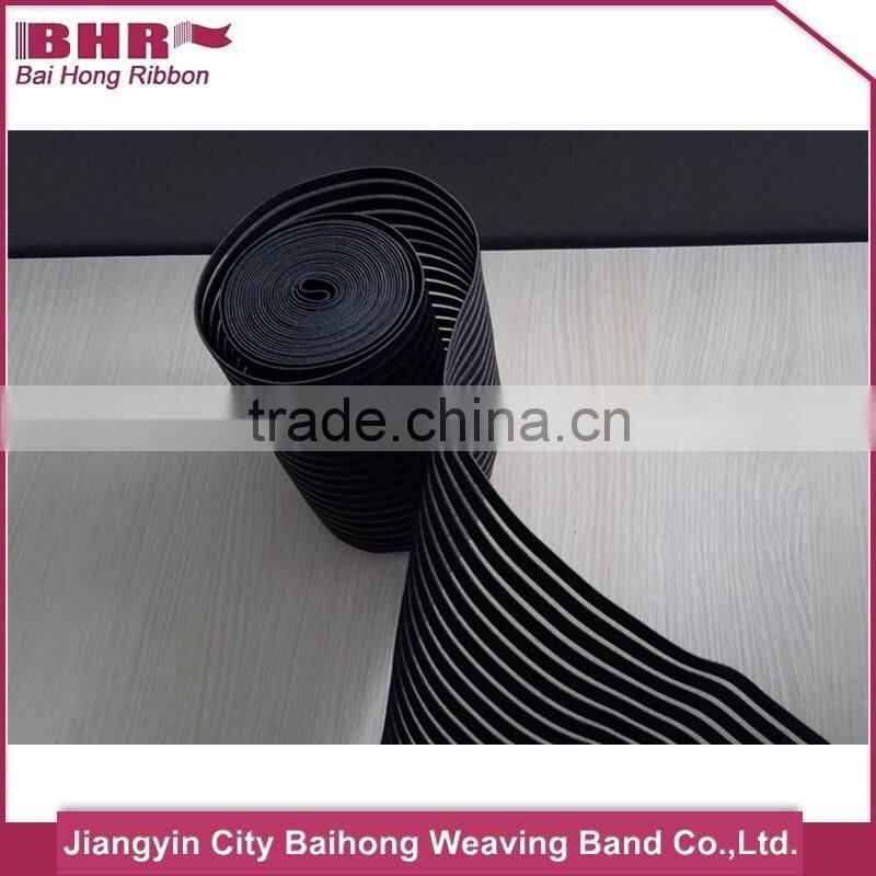 customized design wide black elastic band for wrist support