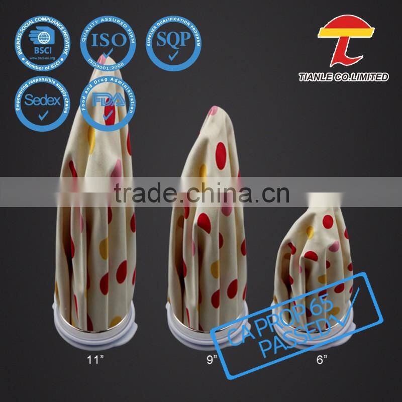 Dots pattern printed cloth ice cooler bag