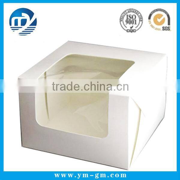Disposable paper cardboard cake boxes for food packing