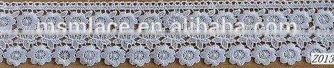 2015 new chemical lace trim water soluble lace trim china supplier