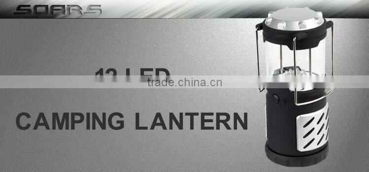 Plastic battery powered 12 LED Camping Light
