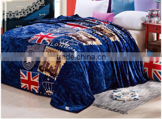 New Bristra Soft Throw Luxury BLANKET Flannel Sherpa Fleece Plush British UK flag