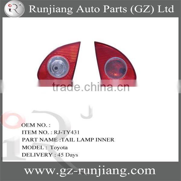 For Toyota Corolla 2003 Tail Lamp Outer and Tai Lamp Inner