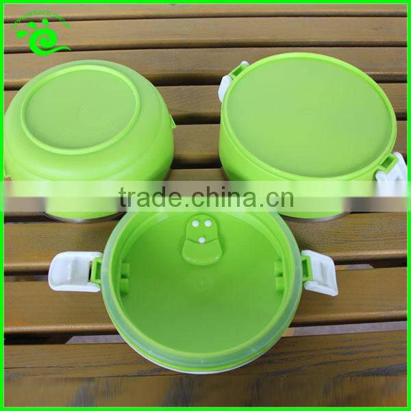 Tableware Set Stainless Steel 2 Layer Thermal Insulation Lunch Box with Seal Lock