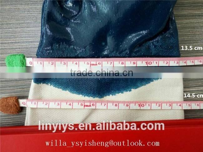 125g 10' nitrile coated work oil resistant safety gloves