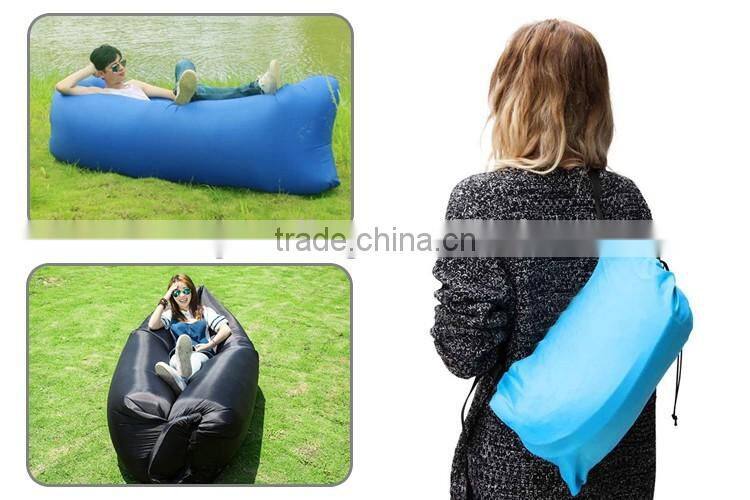 Lightweight Outdoor Nylon Inflatable Lazy Fashional Lounge Sofa Air Bed