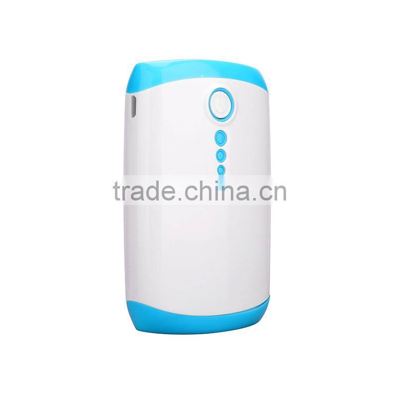 Real capacity led torch light portable power bank 8400mah