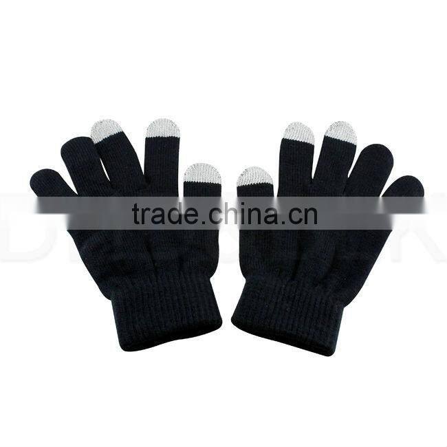 2015 hot fashion winter Wool touch gloves for iphone&ipad with 100%wool,best quality and samll MOQ