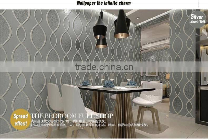 New design interior decoration 3d wallpaper for home