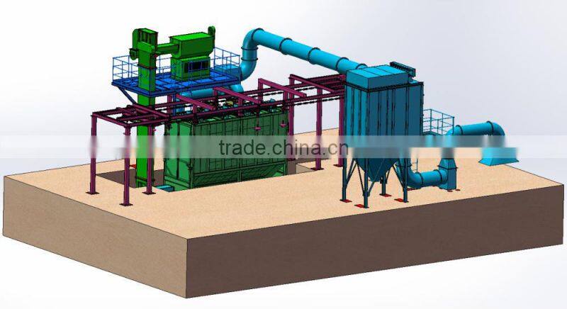 China supplier best price Q48 shot blasting machine