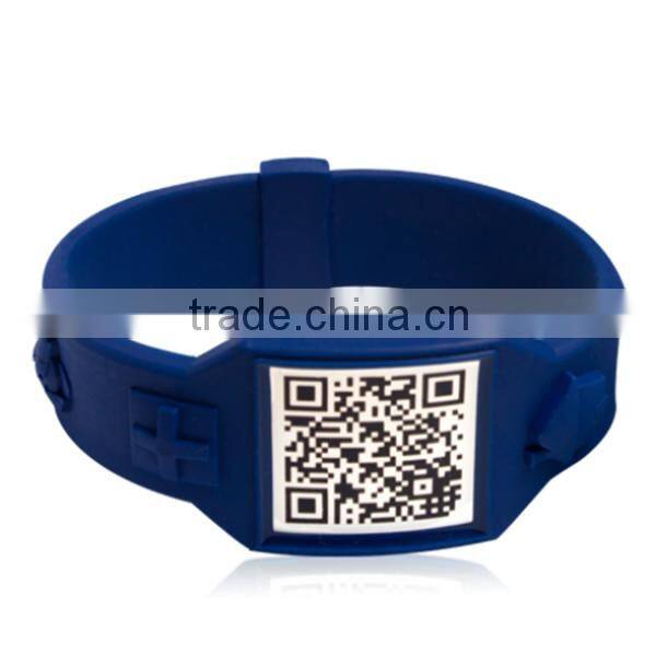 phone scan qr band customized qr code silicone band