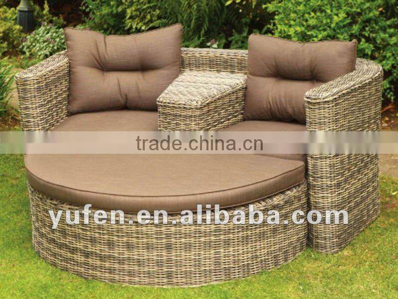 rattan sofa outdoor semi circle furniture sofa
