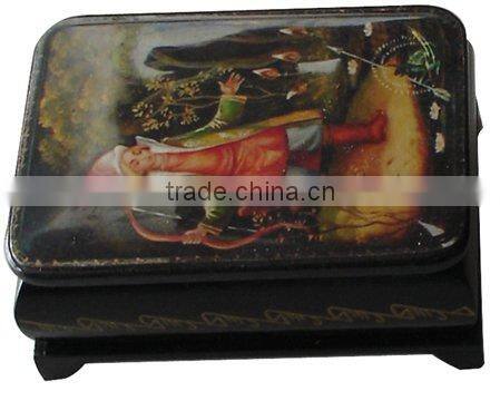 Hot selling lovely cheap painted wooden music box