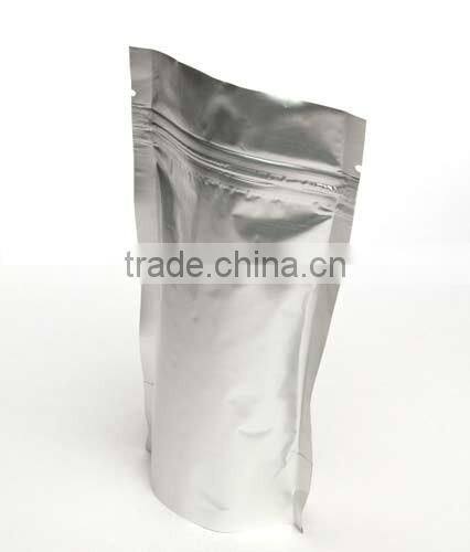 die cut handle gold plastic zipper bag for garment packing
