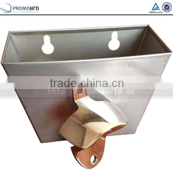 wholesale shinny custom wall mounted bottle opener