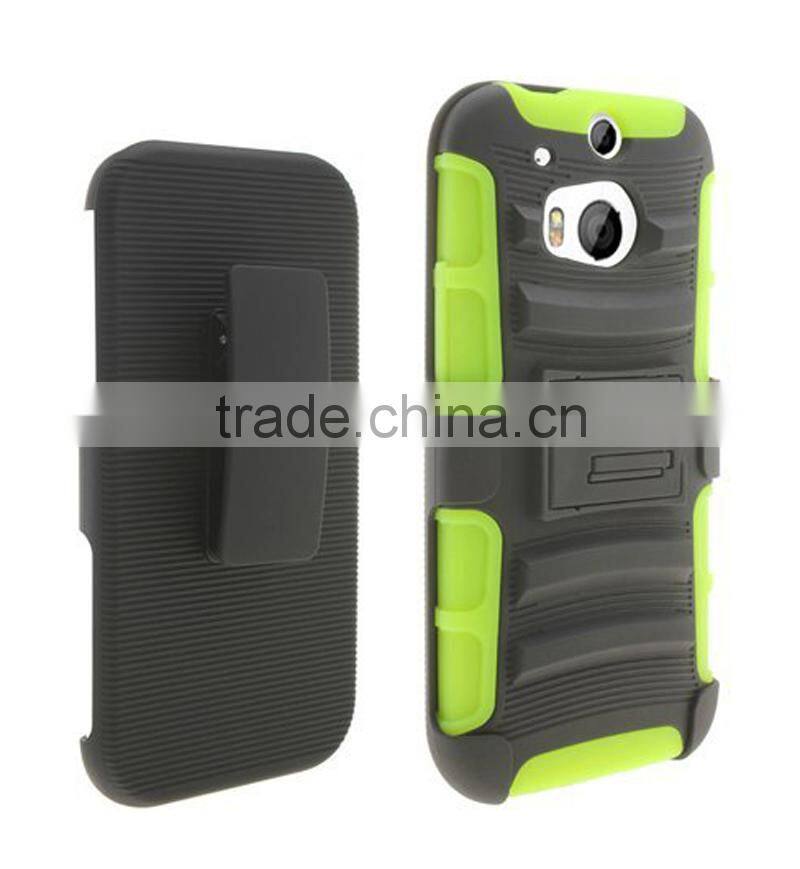 Dual layers protective phone cover for HTC One M8