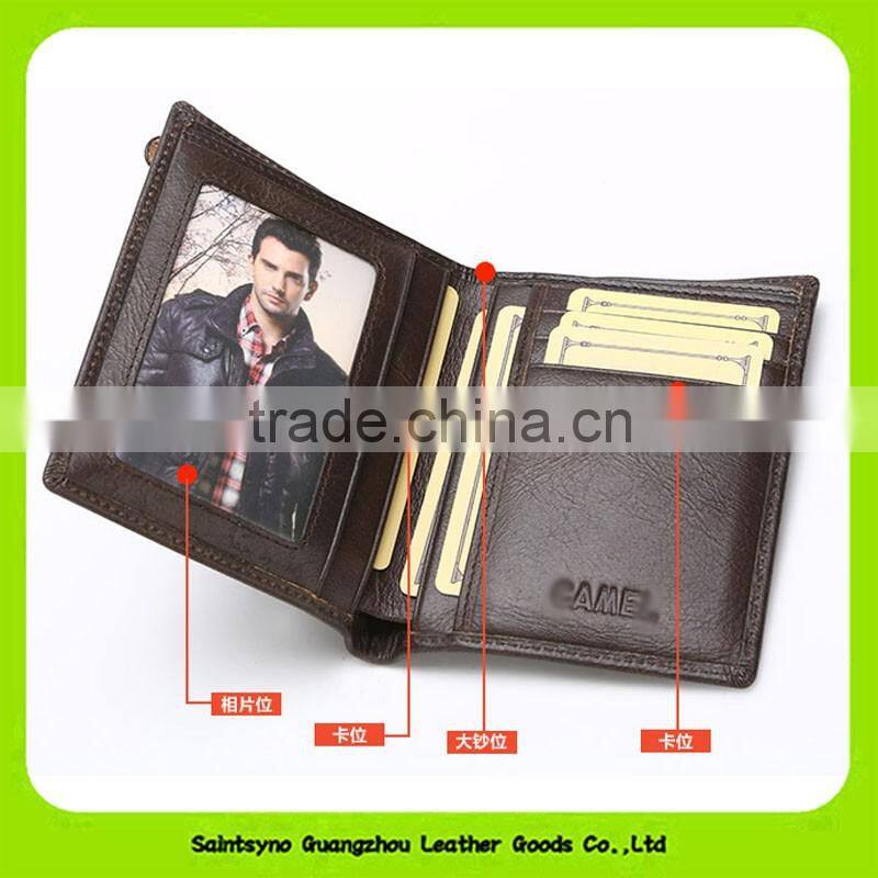16902 Best workmanship men leather wallet manufacturer