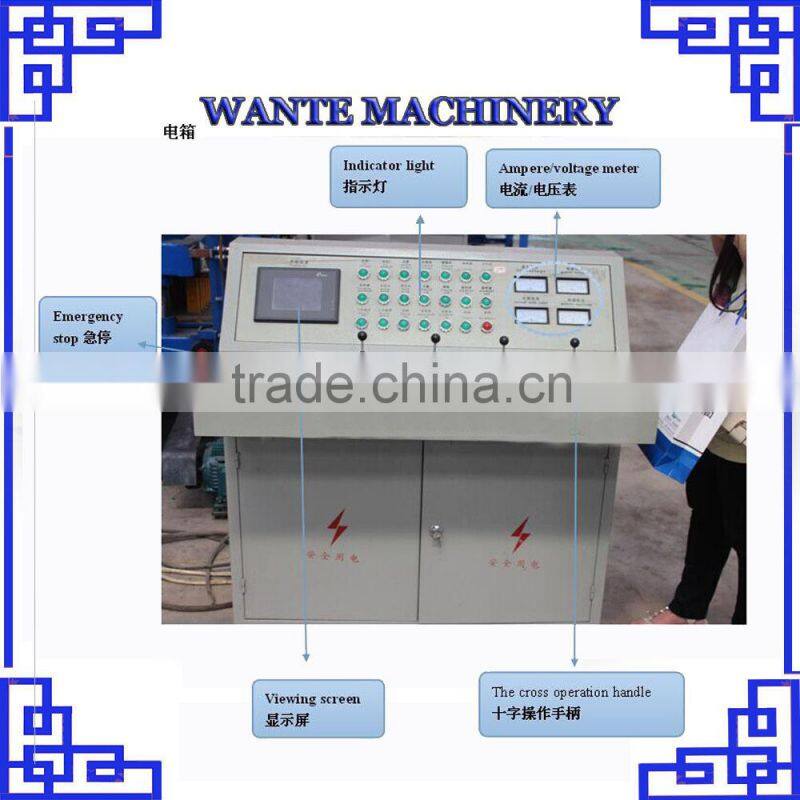Wante Machinery QT6-15 hydraulic press interlock block maki