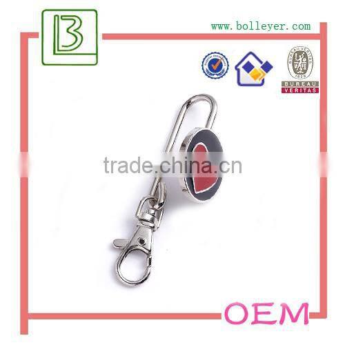 silver metal keychain findings ring