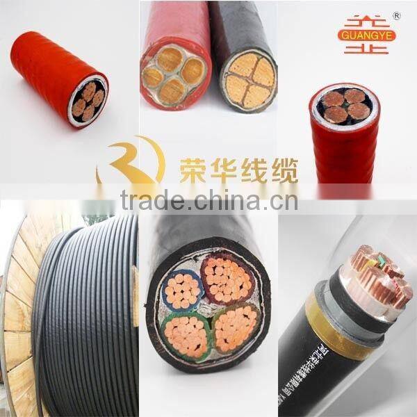4 cores Power Cable PVC Insulated with Steel Wire Armoured