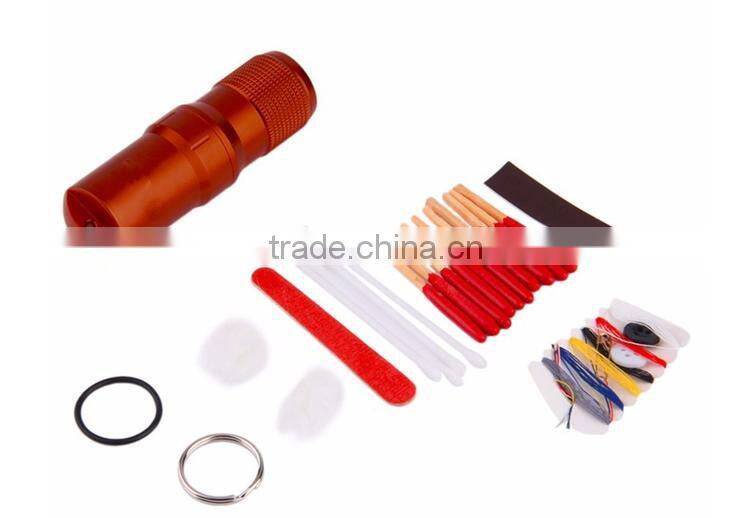 Outdoor pill bottles Aluminum keychain hanging bottle mini waterproof first aid sealed Bottles