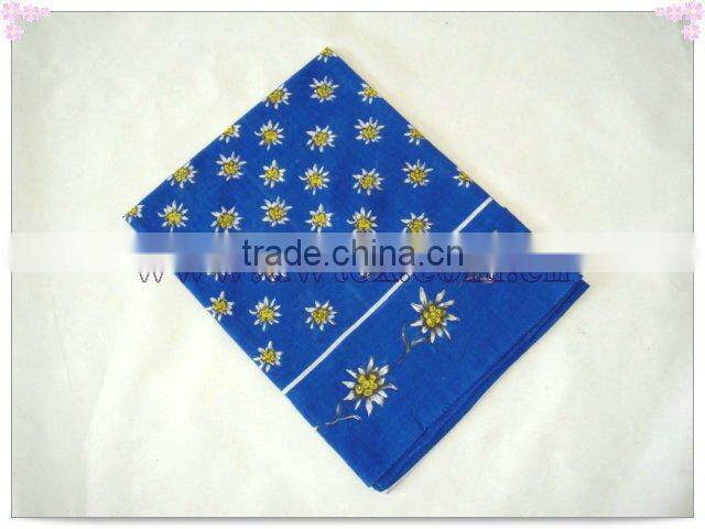 100% Cotton printed foulard bandana