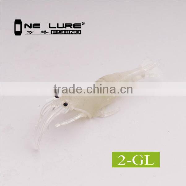 5cm Silicone Shrimp Fishing Lures