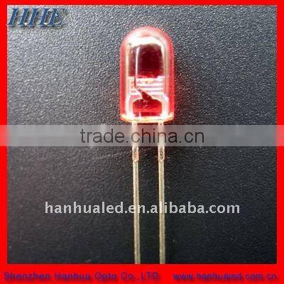 5mm red round components electronic for traffic light
