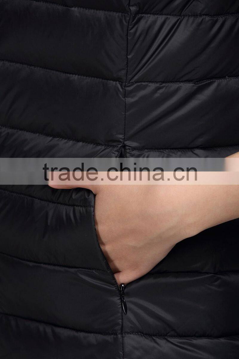 2015 latest purple Puffer polyester ladies purple vest