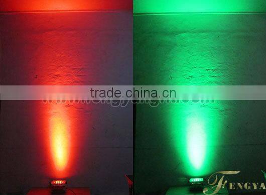 12pcs 18W 6 in1 RGBWA+UV Wireless led flat par 64 can