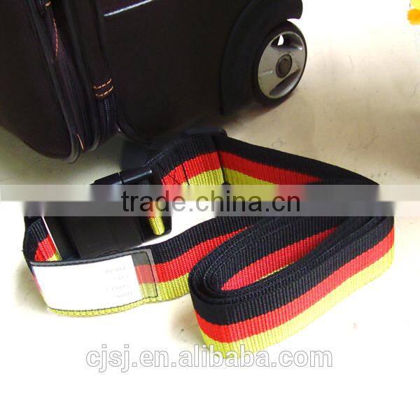 Famous Brand High quality 2m luggage strap belt with combination lock