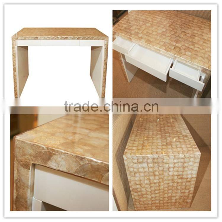 yellow fan mother of pearl furniture freshwater shell mosaic tile