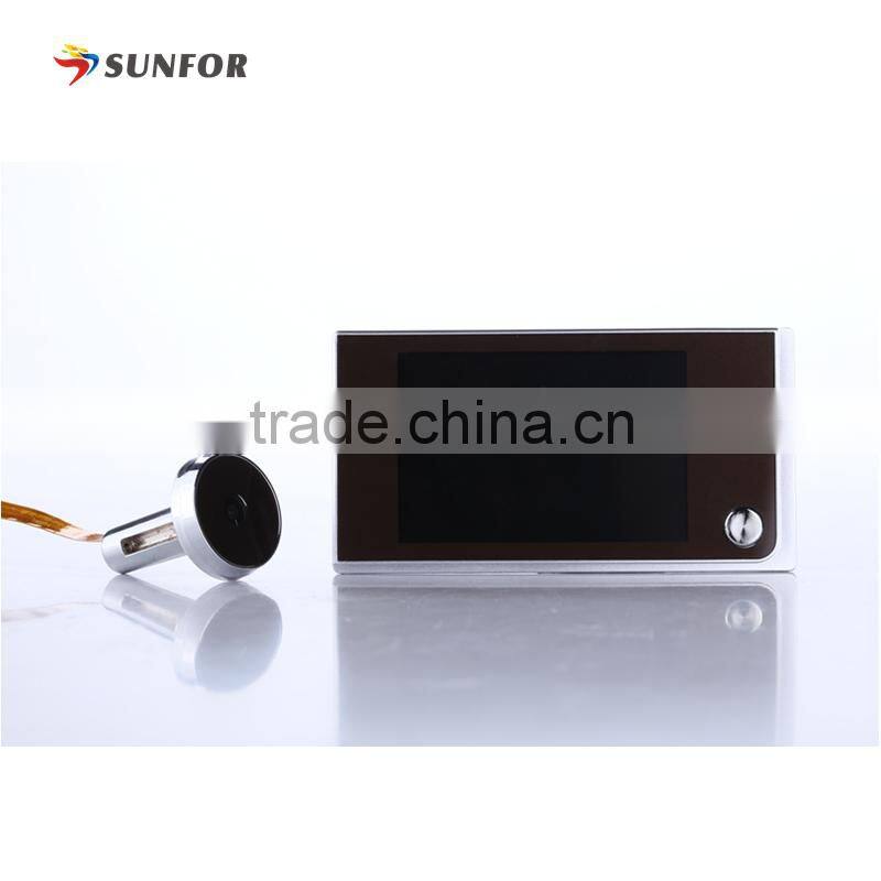 Four PCS AAA Batteries Energy saving Silver Wireless Solar Doorbell for Home