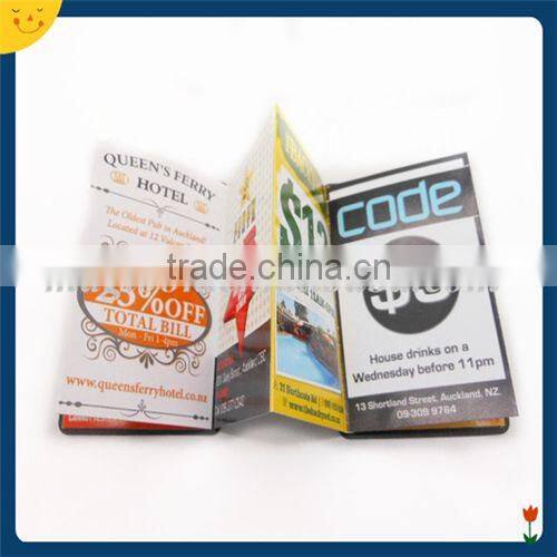 Custom advertising folding magnetic mini phone book