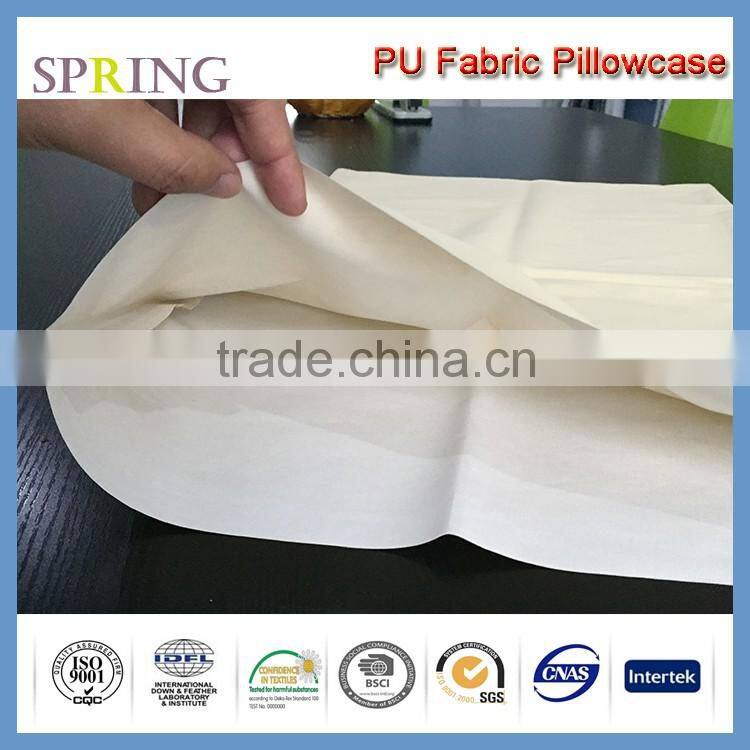 PU coated fabric waterproof pillow shell heat-seam for hospital