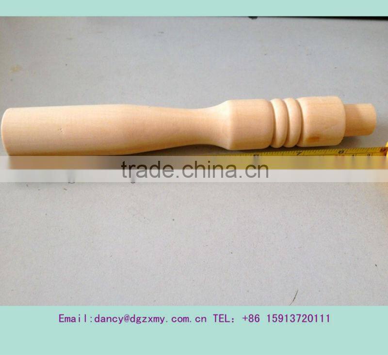 natural wooden handle