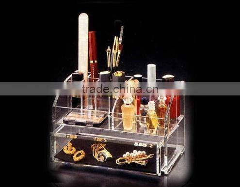 2012 Upmarket Black Acrylic Eyeliner Stand Holder/ Brush Makeup Holder