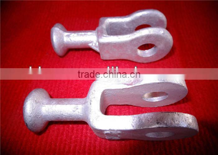 Hot dip galvanized high quality electric power fitting ball clevis