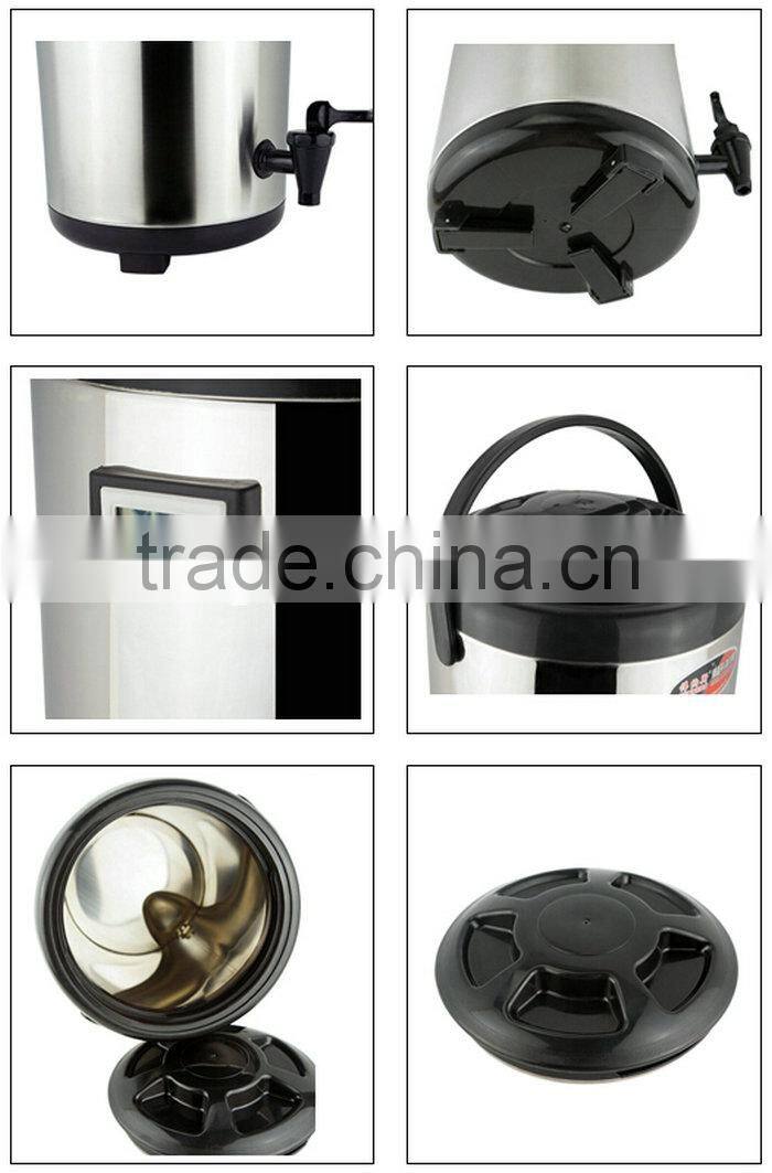 Wholesale Black 8L Stainless Steel Insulation Barrel With Thermometer