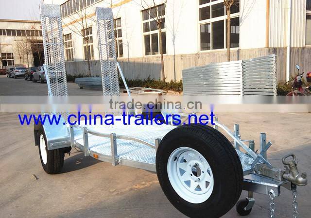 Mini Skid Steer Loader Trailer with Brake