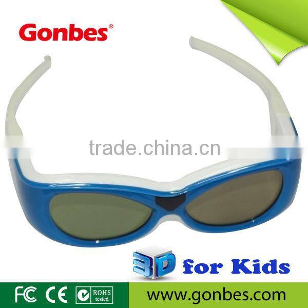 G07-A universal active shutter 3D glasses mini colorful frame for kids