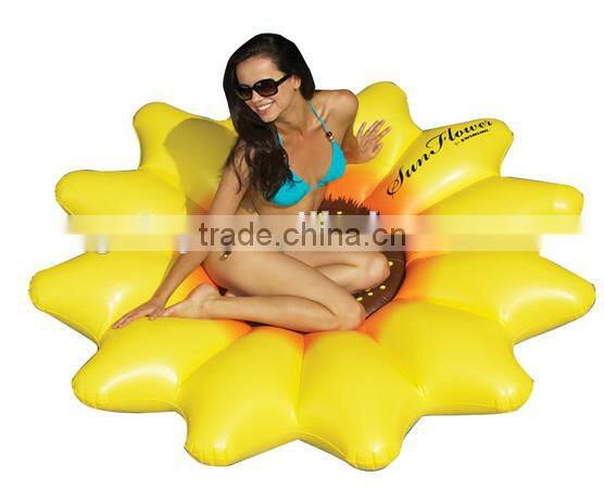 inflatable island raft lounge with canopy